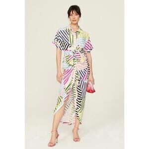 Le Superbe Multicolor Miko Dress Size 6 with Minor Fabric Pull